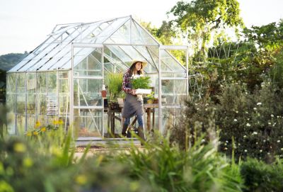 Glass Greenhouse Installation - Jem Green Houses Weaverville, North Carolina