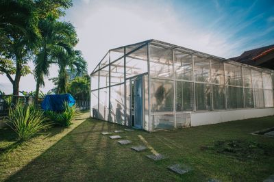 Backyard Greenhouse Installation